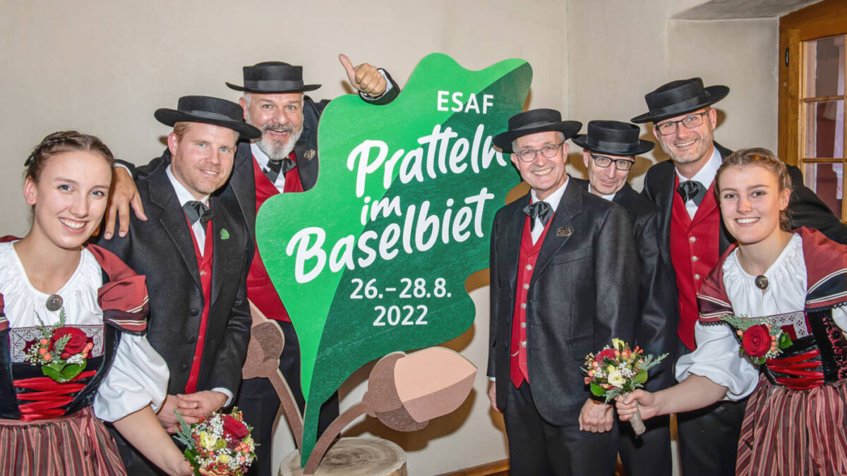 Offizielle Logopräsentation    | Eidgenössisches Schwing- und Älplerfest Pratteln im Baselbiet | ESAF 2022